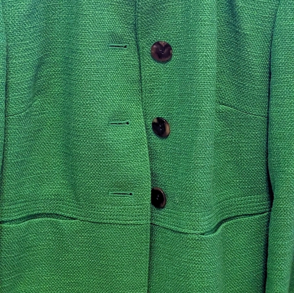 Talbots Petite Jade Green Blazer Women's Petite Size 10 - Picture 5 of 12